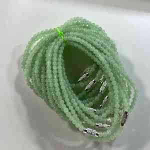 Pulsera de jade <span class=keywords><strong>verde</strong></span> tipo <span class=keywords><strong>Bruma</strong></span>, joyería de piedra natural auténtica con certificado, abalorios de jade curativos de alta calidad - Product Image 3