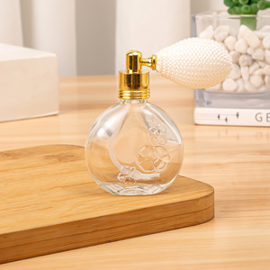 Bán Buôn Rỗng Mini Vuông Nước Hoa Chai Thủy Tinh Với Bóng Vòi Phun Túi Khí Phun Cổ Điển Túi Khí Phun Nước Hoa Chai - Product Image 2