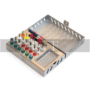 Kit de 25 Piezas de Brocas Manuales Universales para Implantes Dentales de Titanio y Acero Inoxidable con Certificación CE de Raw to Fine - Product Image 5