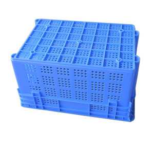 Cajas de plástico Puget 600x400x315mm de alta resistencia, apilables, para logística de productos frescos, caja de manipulación. - Product Image 1