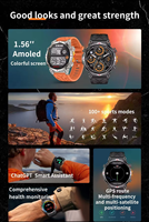 Montre connectée unisexe la plus populaire avec fonction d'appel, suivi de la santé, suivi sportif, écran AMOLED et GPS