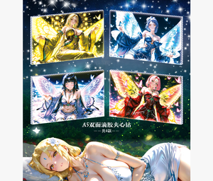 180 cajas/caja de tarjetas de colección Waifu de 10x15cm de <span class=keywords><strong>Naruto</strong></span>, anime japonés, chica <span class=keywords><strong>sexy</strong></span>, tablero de arte acrílico, tarjeta de diamante, Goddess Story - Product Image 6