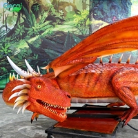 Produit monstre Gecai-Modèle de dragon animatronique grandeur nature