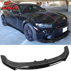 Protector de Parachoques Delantero para Dodge Charger SRT Widebody 2020-2023 IKON V3 Negro Brillante - Difusor de PP Protector de Mentón - Product Image 1