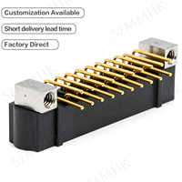 Connecteur M80-5402005 M80-5401005 M80-5401605, 4-34 broches, à angle droit, pour montage sur circuit imprimé, connecteur mâle plaqué or avec verrouillage par vis