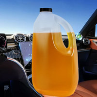 Conteneur en plastique de 2 litres pour détergent à lessive, désinfectant pour les mains, bouteille d'eau liquide pour désinfection