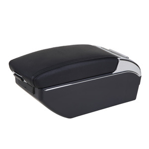 Boîte d'accoudoir Vtear en ABS avec rangement intérieur, porte-gobelet USB, accessoire de décoration centrale avant pour Suzuki <span class=keywords><strong>S</strong></span>-<span class=keywords><strong>PRESSO</strong></span> 2019-2026 - Product Image 3