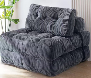 Canapé-lit <span class=keywords><strong>futon</strong></span> convertible en velours, confortable pour chambre et salon, fauteuil-lit pliant, vente en gros - Product Image 4