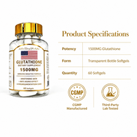 Compléments de santé personnalisés : Gélules puissantes de glutathion et de vitamines pour un blanchiment cutané, absorption améliorée
