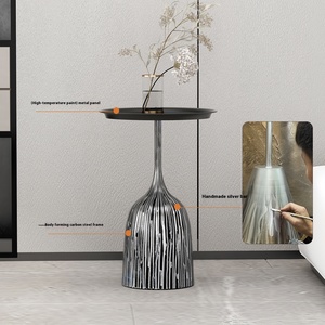 Style moderne nordique petite Table basse créative coin <span class=keywords><strong>canapé</strong></span> Table <span class=keywords><strong>d</strong></span>'appoint avec ensemble pour ménage salon balcon Table de chevet - Product Image 5