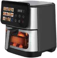 Friteuse à air numérique Anbolife 4,5 L, sans huile, commande tactile, panier amovible, antiadhésive, pour la maison et l'extérieur, OEM, directement de l'usine
