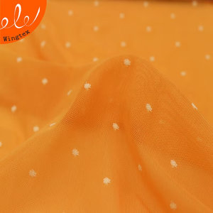 Tela de Encaje de Tul de Nailon 89% y Elastano 11%, Tela de Encaje de Lujo con Bordado de Alta Gama 2023 - Product Image 6