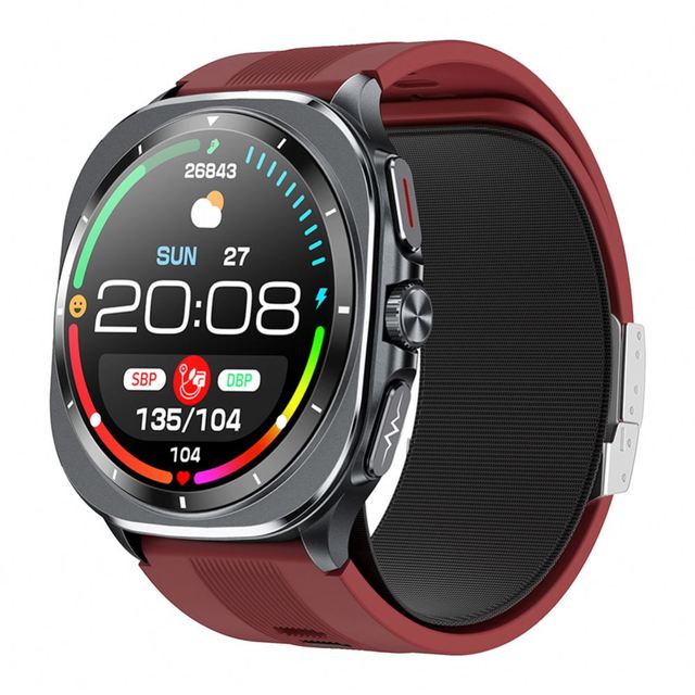 TK65 ECG Health Reloj Smartwatch with Air Pump 1.43Inch AMOLED Blood Pressure Sleep Monitoring SOS Elderly Smart Watch 2025