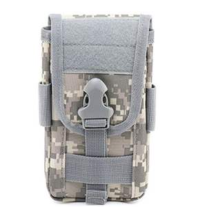 Vintage Large Capacity <b>Phone</b> <b>Bag</b> Multi-Purpose Camouflage Waist <b>Bag</b> Outdoor Sports Casual Card Coin Pouch Zipper Made Oxford - Product Image 1