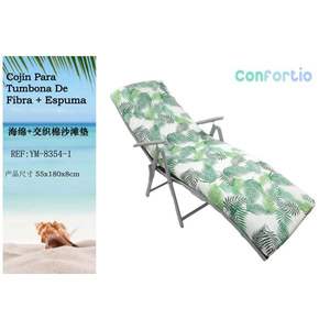 Tappetino da Spiaggia in Cotone Intrecciato TUMBONA 55*180*8CM-1 con Cuscini e Poggiatesta in Spugna - Product Image 2