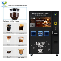VFresh CE 인증 셀프 서비스 머신 신선한 원두 그라인더 내장 아이스 메이커 사무실용 신선한 원두 커피 자판기