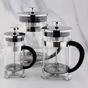 แก้วกาแฟเฟรนช์เพรสแบบแก้วบอโรซิลิเกต พร้อมก้านกด สำหรับใช้ในครัวเรือน - Product Image 5