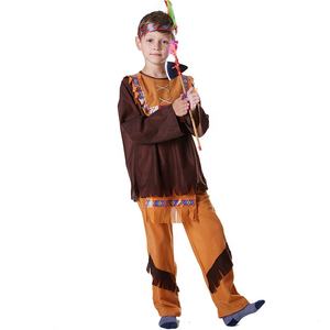 Disfraz de Halloween para Adultos y Niños, <span class=keywords><strong>Disfraces</strong></span> de Salvaje, Leopardo, Flintstone, Cazador Tribal Africano, Indio, <span class=keywords><strong>Disfraces</strong></span> de Carnaval de Halloween - Product Image 2