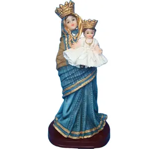 Customized Resin Our Lady Of Lourdes Saint Virgin Mary Statue Figure 6 Inch Statue