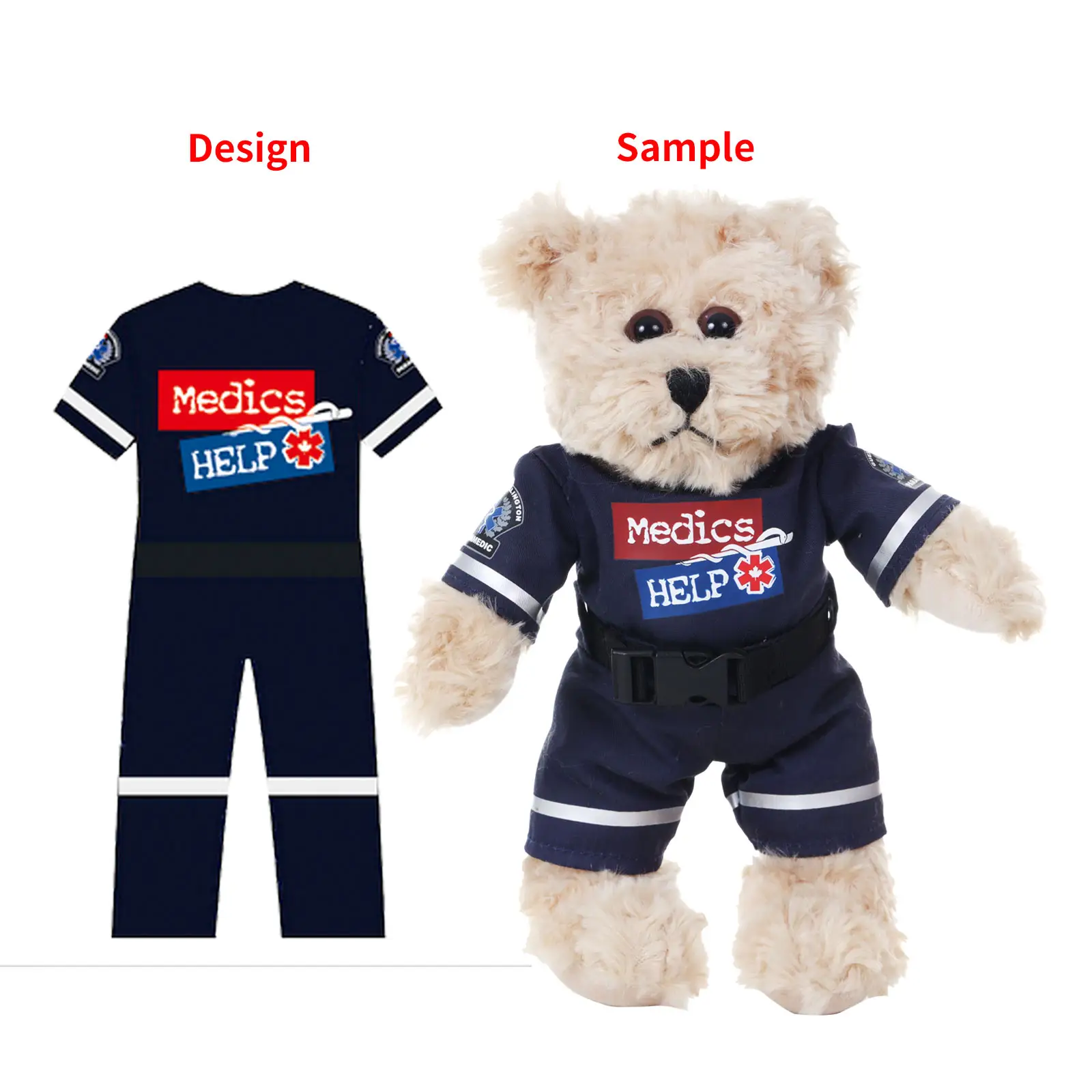 Kunden spezifischer Teddybär mit T-Shirt Neues Design Gefüllte Plüschtiere Werbe artiger super weicher Teddybär