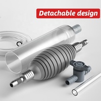 Changeur d'eau rapide 3 en 1 Kit de filtre de fond de siphon pour aquarium Filtre Aspirateur Nettoyeur de gravier Accessoire pour aquarium