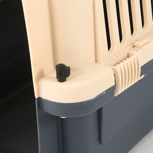 Caisse de transport rigide <span class=keywords><strong>pour</strong></span> animaux de compagnie, résistante à l'humidité, <span class=keywords><strong>pour</strong></span> chiens et chats, avec ventilation complète et porte à verrouillage de sécurité - Product Image 4