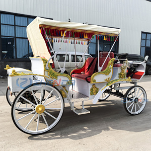 Royal Horse Carriage Manufacturer Electric Classic Cart Scenic Reception Wedding Carriage New Sightseeing 3-6 Seats - Product Image 6