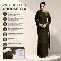 Robe longue sirène de luxe noire à manches longues avec broderie florale, sequins, dentelle et drapé latéral, ceinture, pour soirée formelle, pour femmes musulmanes, Raya