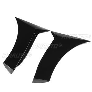 2 piezas de cubiertas embellecedoras para la ventilación lateral del guardabarros delantero del coche, para Mercedes-Benz Clase C W205 Sedán 2015 2016 2017 2018 2019, ABS - Product Image 3
