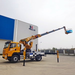 Xe Tải Kiểm Tra Cầu Trung Quốc JIUHE Xe Tải Làm Việc Trên Không Dạng Ống Lồng 21M 23M 25M 29M 38M 45M - Product Image 6