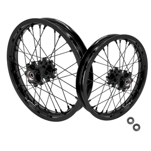 Set Ruote Anteriori <span class=keywords><strong>e</strong></span> Posteriori Talaria Sting R MX4 MX3 in Alluminio 7075 Anodizzato CNC, Kit Accessori per Moto Elettrica ad Alte Prestazioni - Product Image 1