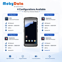 Escáner de Código de Barras PDA 4G Mobydata SA99, Computadora Portátil Android Octa-Core IP67 para Gestión de Almacenes y Comercio Minorista