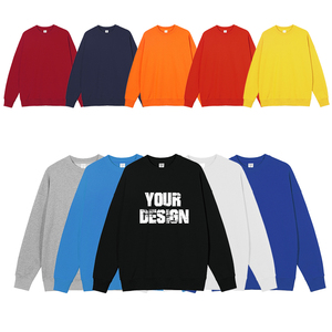 Pull-over thermique d'hiver en tricot uni sans capuche, mélange coton-polyester, avec logo personnalisable, vente en gros ODM disponible - Product Image 3