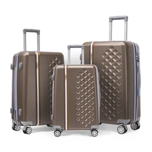Juegos de maletas, equipaje con ruedas, 4 ruedas, ABS, maleta con ruedas, juego de equipaje, maleta con ruedas para hombres y mujeres, viaje familiar