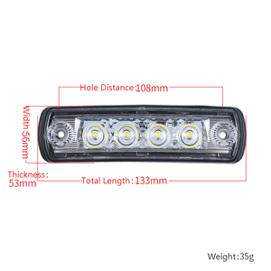 Lampe de signalisation LED pour pare-soleil de camion 24V OE 81252606121, compatible MAN TGX TGL TGS & VW Meteo - Product Image 6