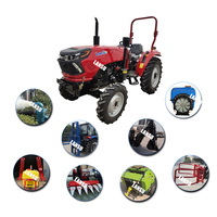 Tracteur agricole d'occasion avec moteur Weichai, tondeuse à gazon, coupe-herbe, composants de boîte de vitesses, pulvérisateur de tracteur en vente