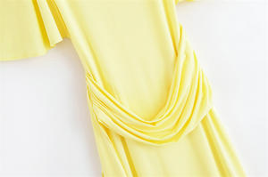 GX4661 модная 2025 женская одежда Бутик платье макси с коротким рукавом элегантное праздничное уникальное длинное платье - Product Image 4