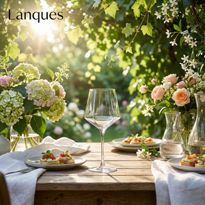 Verres à vin blancs en cristal soufflé à la main Lanques pour mariage, fête, hôtel, verres à vin rouge personnalisés, lavables au lave-vaisselle - Product Image 3