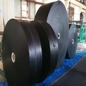M grade impact resistance 24mpa ep fabric flat rubber conveyor belt for mining