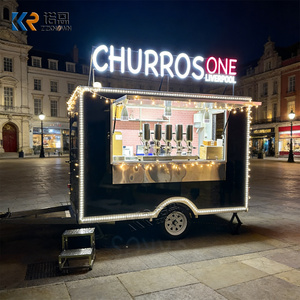 Remolque de Comida para Tacos y Churros, Carrito de Helados, Camión de Comida Móvil para <span class=keywords><strong>Shawarma</strong></span>, Cocina Totalmente Equipada - Product Image 1
