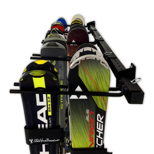 JH-Mech-soporte de almacenamiento ajustable para el hogar y garaje, esquís de acero resistente montado en la pared, estante de <span class=keywords><strong>Metal</strong></span> para Snowboard - Product Image 1
