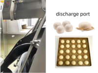 Diviseur et arrondisseur de pâte en acier inoxydable pour environnements commerciaux, idéal pour les boulangeries de chapatis et de pâte à sourde, et les usines alimentaires.