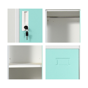 Casillero Metálico de Acero para Gimnasio, Moderno, con 2 Puertas, para Vestuario - Product Image 6
