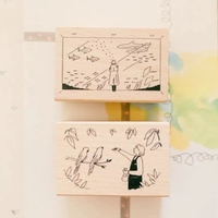 Bricolage Artisanat Scrapbooking Supports Motifs Personnalisés Tampon Bois Tampon Bois Henné