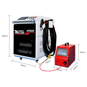 Nouvelles machines de soudage au laser à fibre 4 en 1, soudeuse laser manuelle portable pour métal avec le meilleur prix, 1500W, refroidie à l'eau - Product Image 3