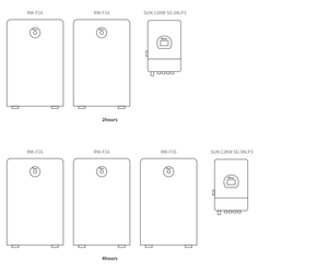 Deye RW-F16 baterai Lithium Lifepo4 15kW 51.2v 280ah 300ah 314ah 15kWh 16kWh baterai rumah Ion Lithium - Product Image 3