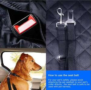 Fournitures pour animaux de compagnie, tissu Oxford épais imperméable, dos antidérapant, tapis pour <span class=keywords><strong>chien</strong></span>, <span class=keywords><strong>housse</strong></span> de siège arrière de <span class=keywords><strong>voiture</strong></span> - Product Image 4