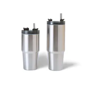 Vacío aislado de acero inoxidable 1L/32 oz/40 oz/1000 ml botella de agua termo vaso con tapa taza