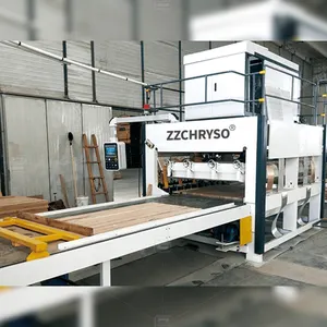 Máquina de prensado de Panel de bambú, máquina de prensado de madera fina de unión rápida