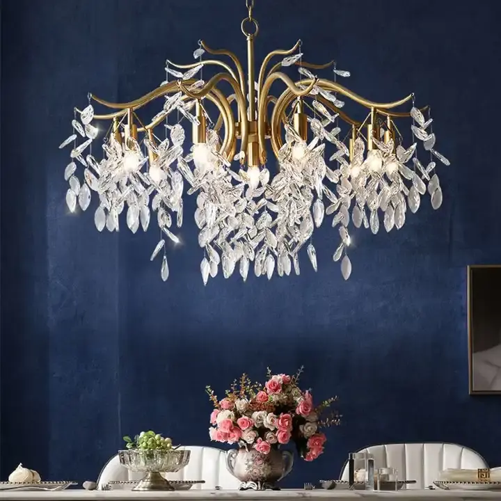 Modern American Fashion Dining Room Staircase Hotel Art Swan Chandelier Hang Lamp Dining Room